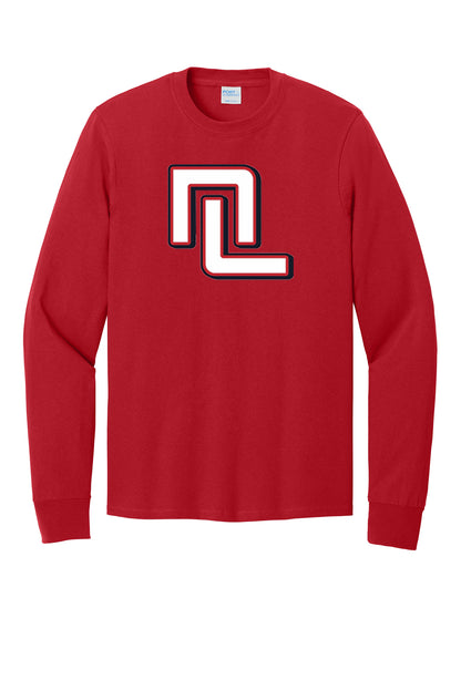 NL Block Design Long Sleeve Core Cotton Tee