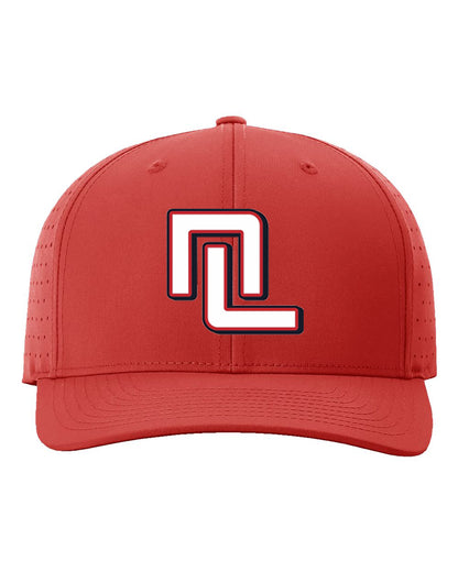 NL Block Embroidered Richardson Laser Perf R-Flex Snapback