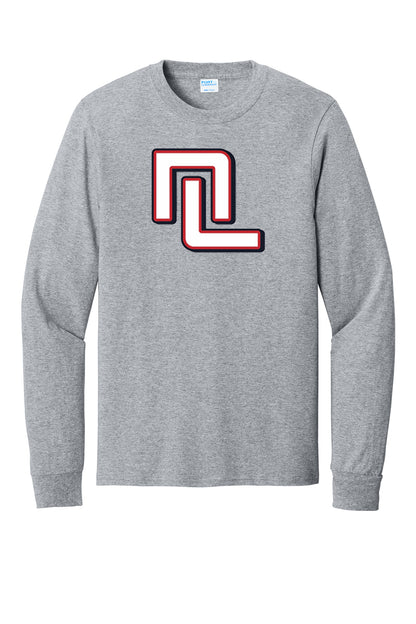 NL Block Design Long Sleeve Core Cotton Tee