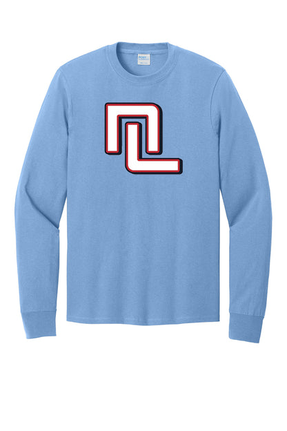 NL Block Design Long Sleeve Core Cotton Tee