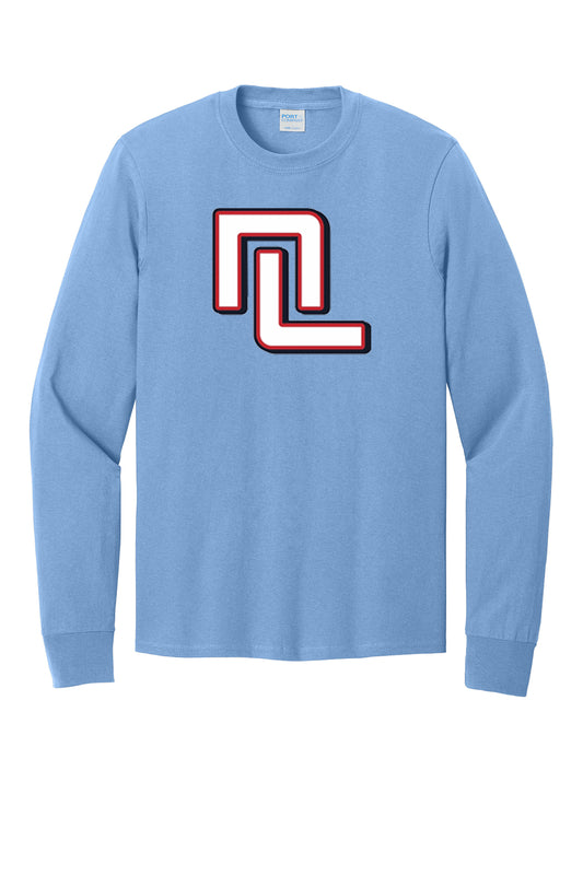 NL Block Design Long Sleeve Core Cotton Tee