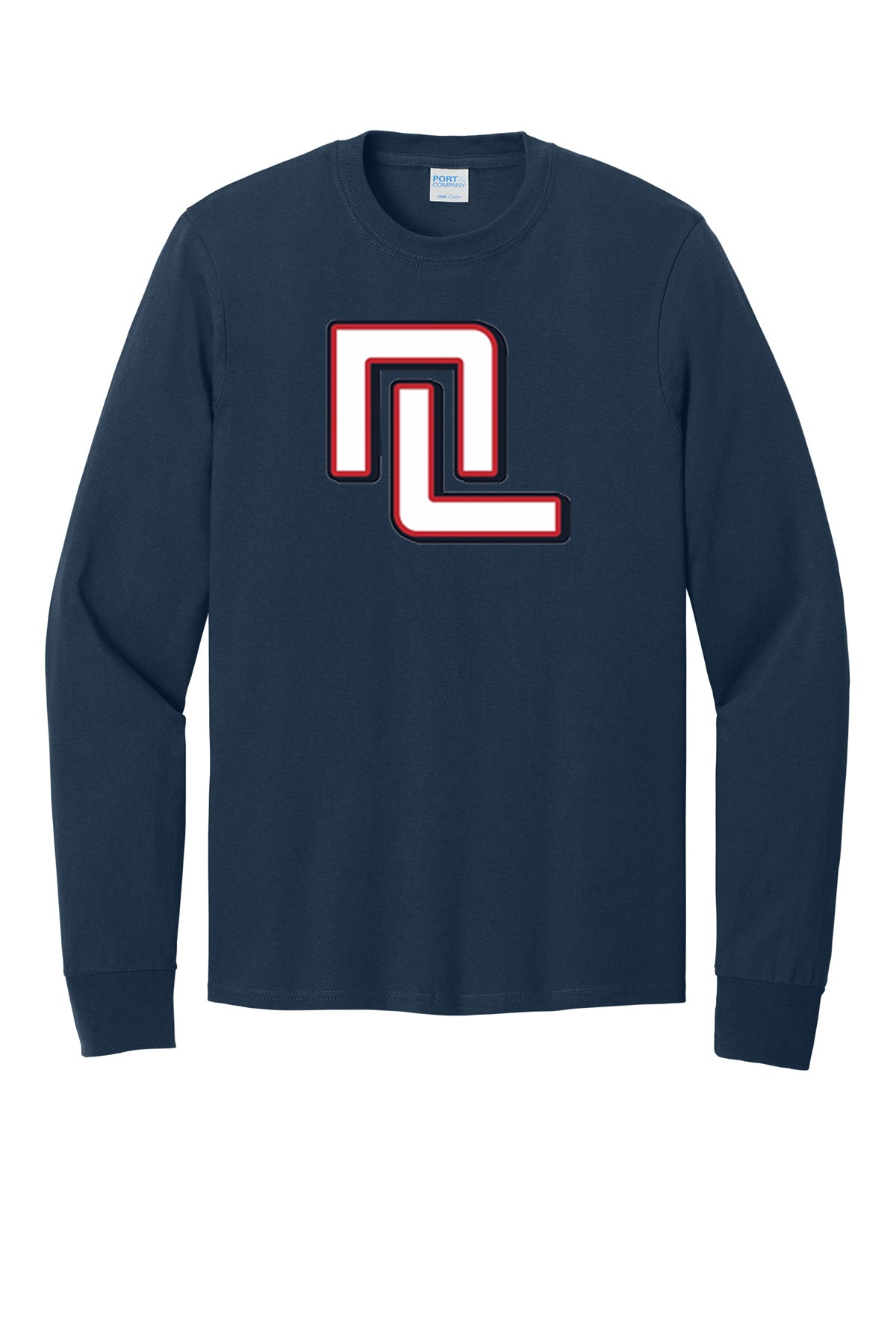 NL Block Design Long Sleeve Core Cotton Tee