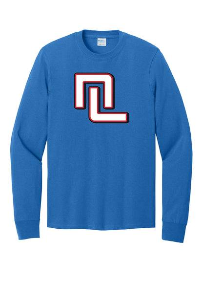 NL Block Design Long Sleeve Core Cotton Tee