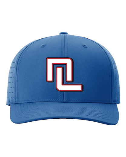 NL Block Embroidered Richardson Laser Perf R-Flex Snapback