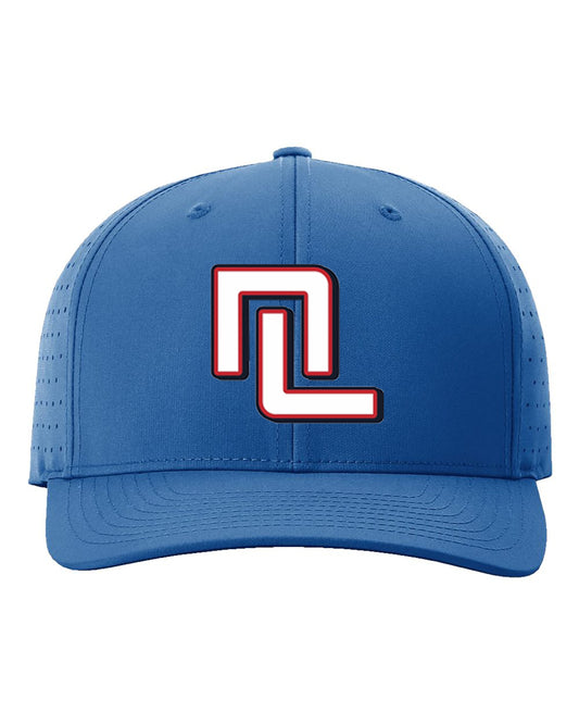 NL Block Embroidered Richardson Laser Perf R-Flex Snapback