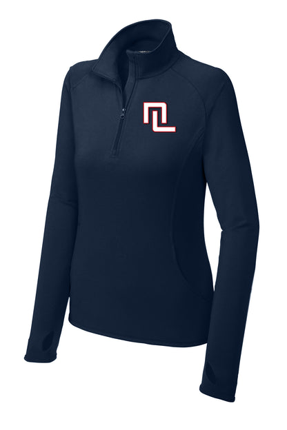 NL Block Women's Sport-Wick® Stretch 1/4-Zip Pullover